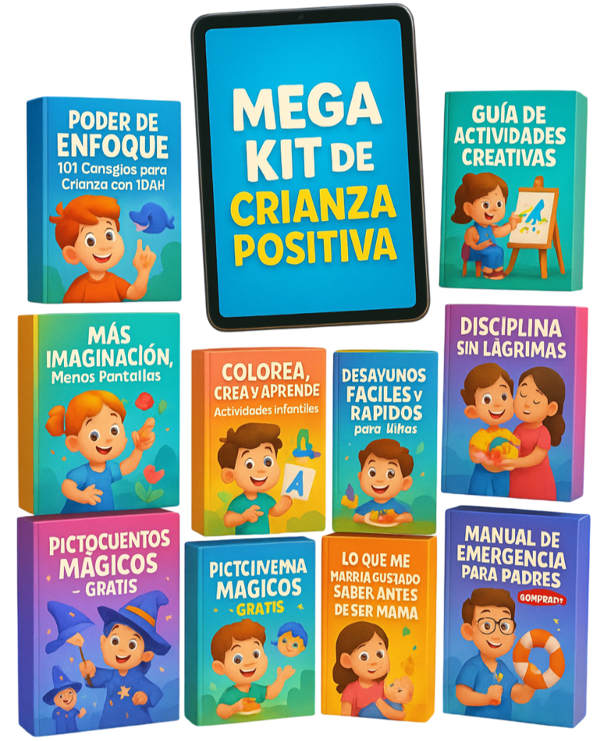 Super Kit de crianza respetuosa y divertida + 10 bonos de regalo para ti y tu peque 🎁