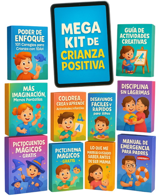 Super Kit de crianza respetuosa y divertida + 10 bonos de regalo para ti y tu peque 🎁